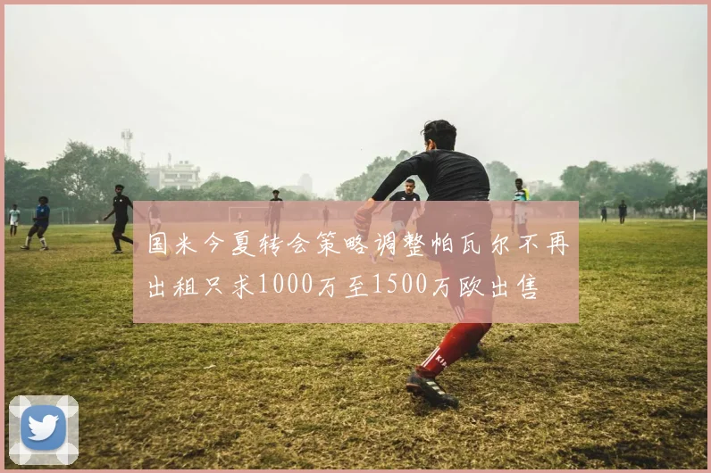 国米今夏转会策略调整帕瓦尔不再出租只求1000万至1500万欧出售